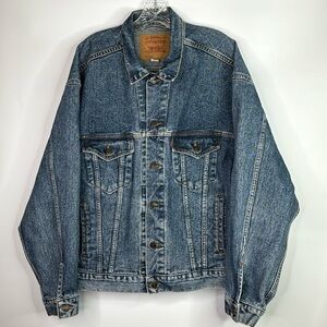 Levi Strauss 70507 4890 Denim Trucker Rancher Jacket Large